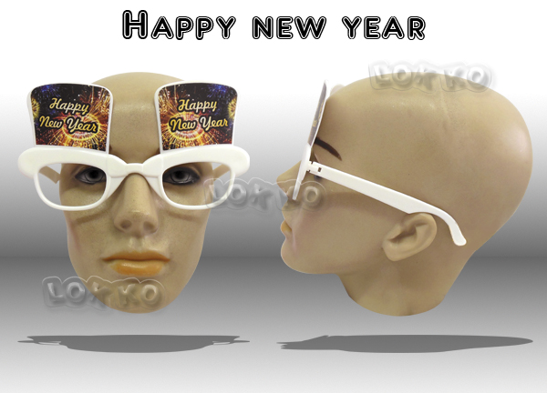 Óculos de festa happy new year